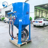 雙槍移動干式噴砂機(jī)