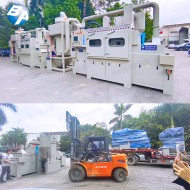 防爆提升輸送式噴砂機(jī)配濕式集塵機(jī) 